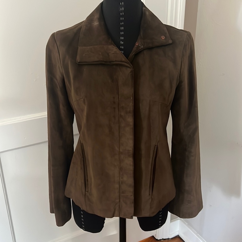 ❌SOLD❌Banana Republic suede jacket 💚